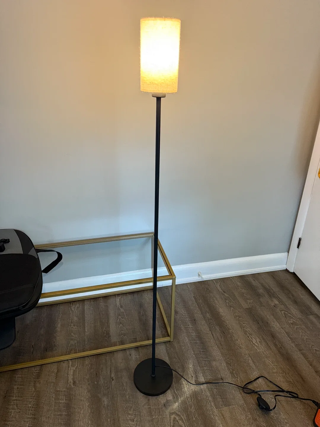Floor Lamp - Beige Shade, Black Stand image indicator(2)