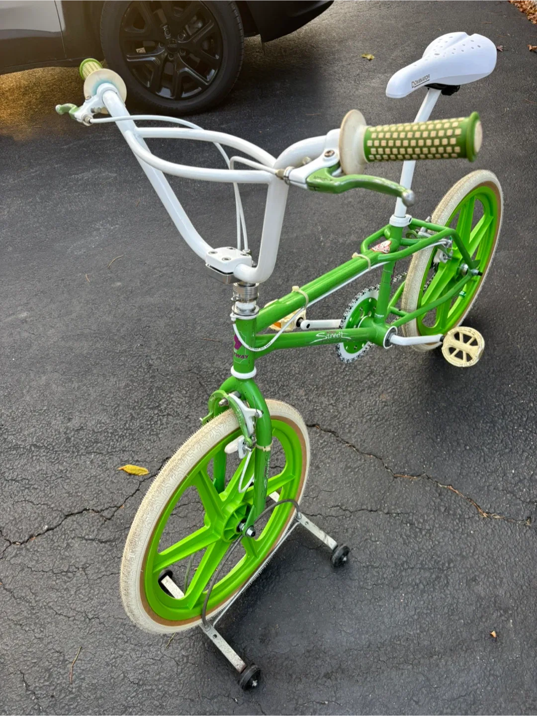 Skyway Street Beat BMX Bike - Green & White image indicator(6)