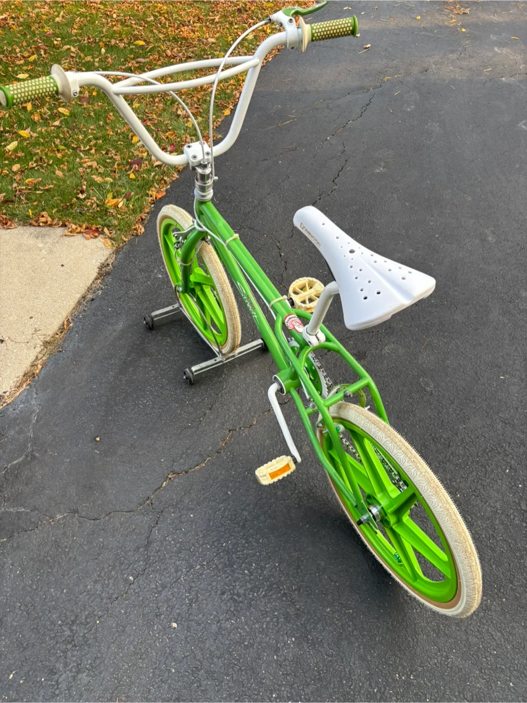 Skyway Street Beat BMX Bike - Green & White image indicator(8)