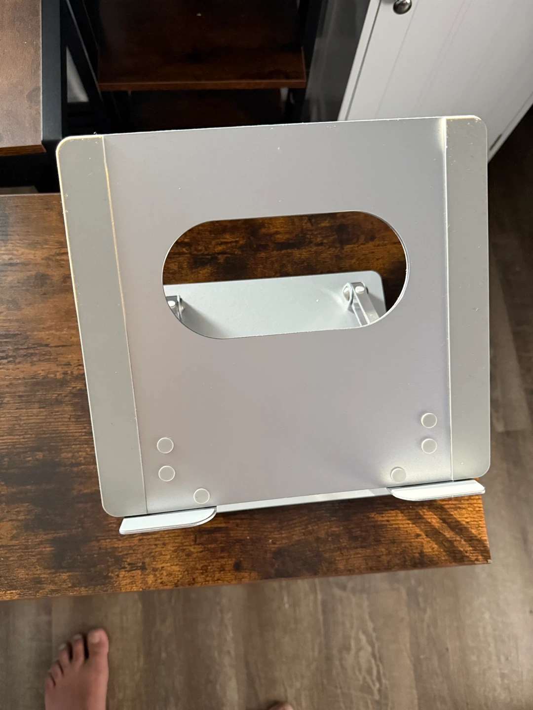Silver Adjustable Laptop Stand