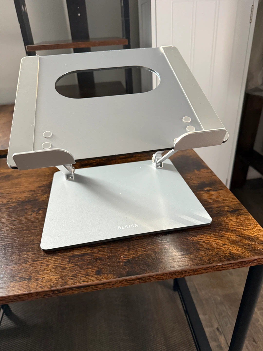 Silver Adjustable Laptop Stand - photo 3