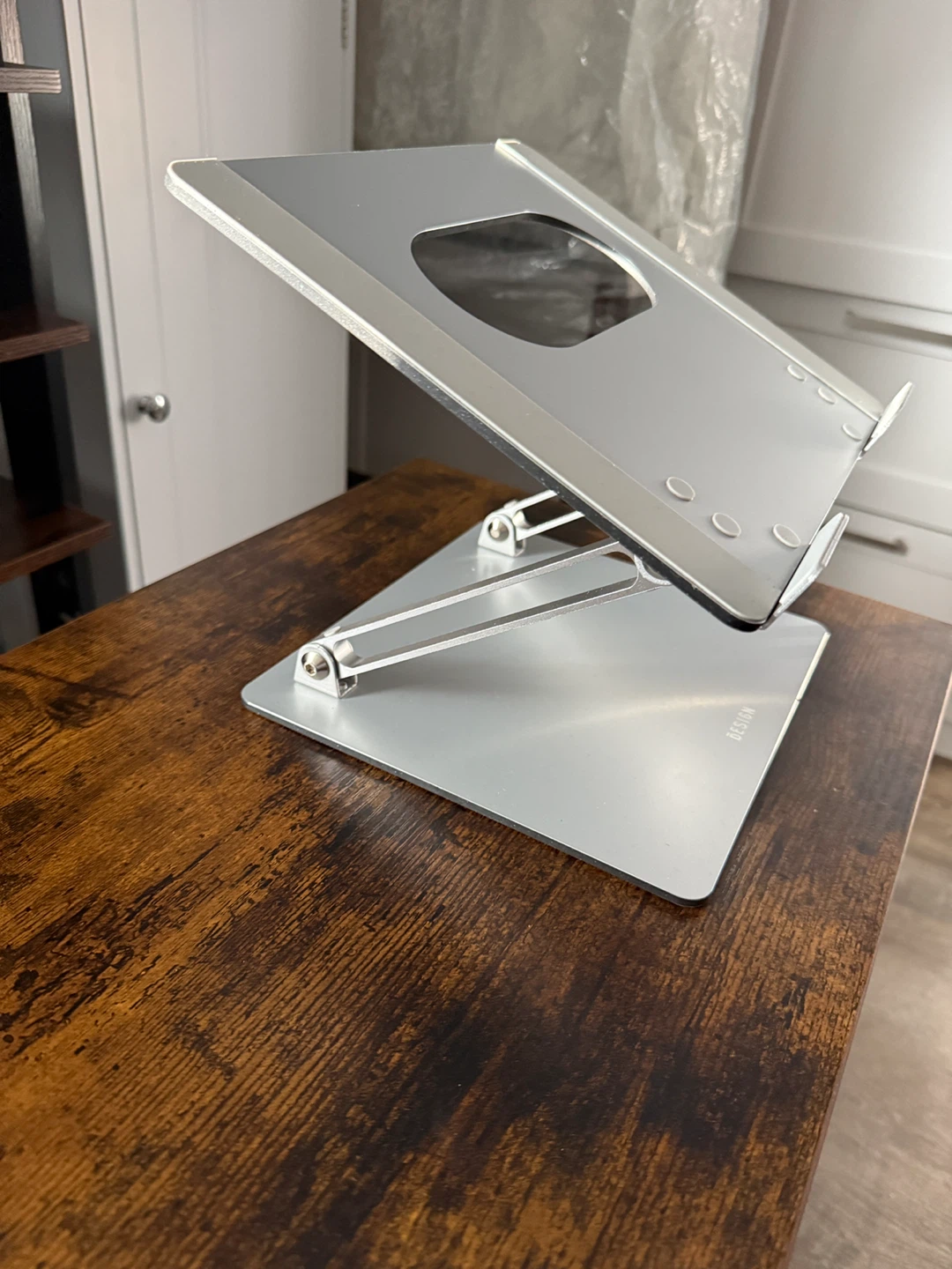 Silver Adjustable Laptop Stand - photo 2
