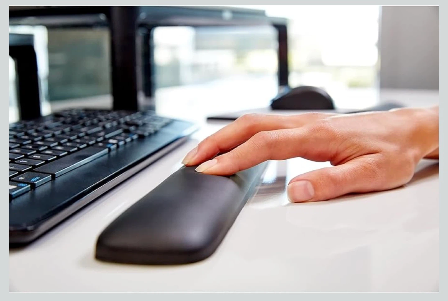 Black Keyboard Wrist Rest