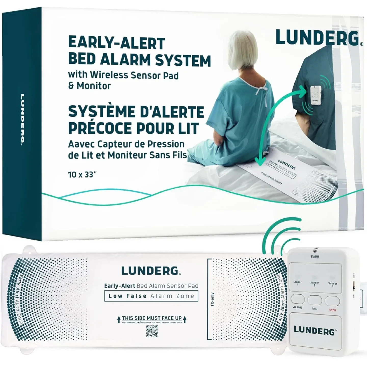 Lunderg Early Alert Bed Alarm for Elderly Adults image indicator(2)