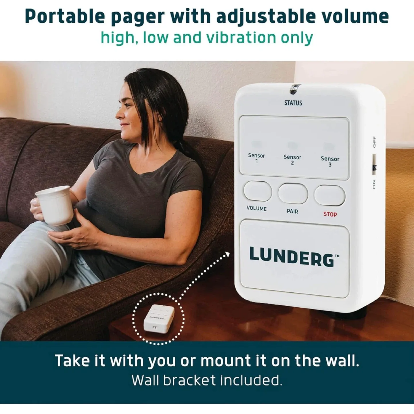 Lunderg Early Alert Bed Alarm for Elderly Adults image indicator(5)