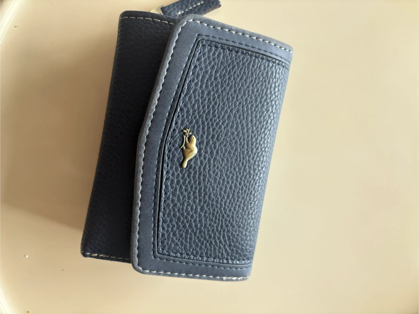 Roots Blue Leather Wallet