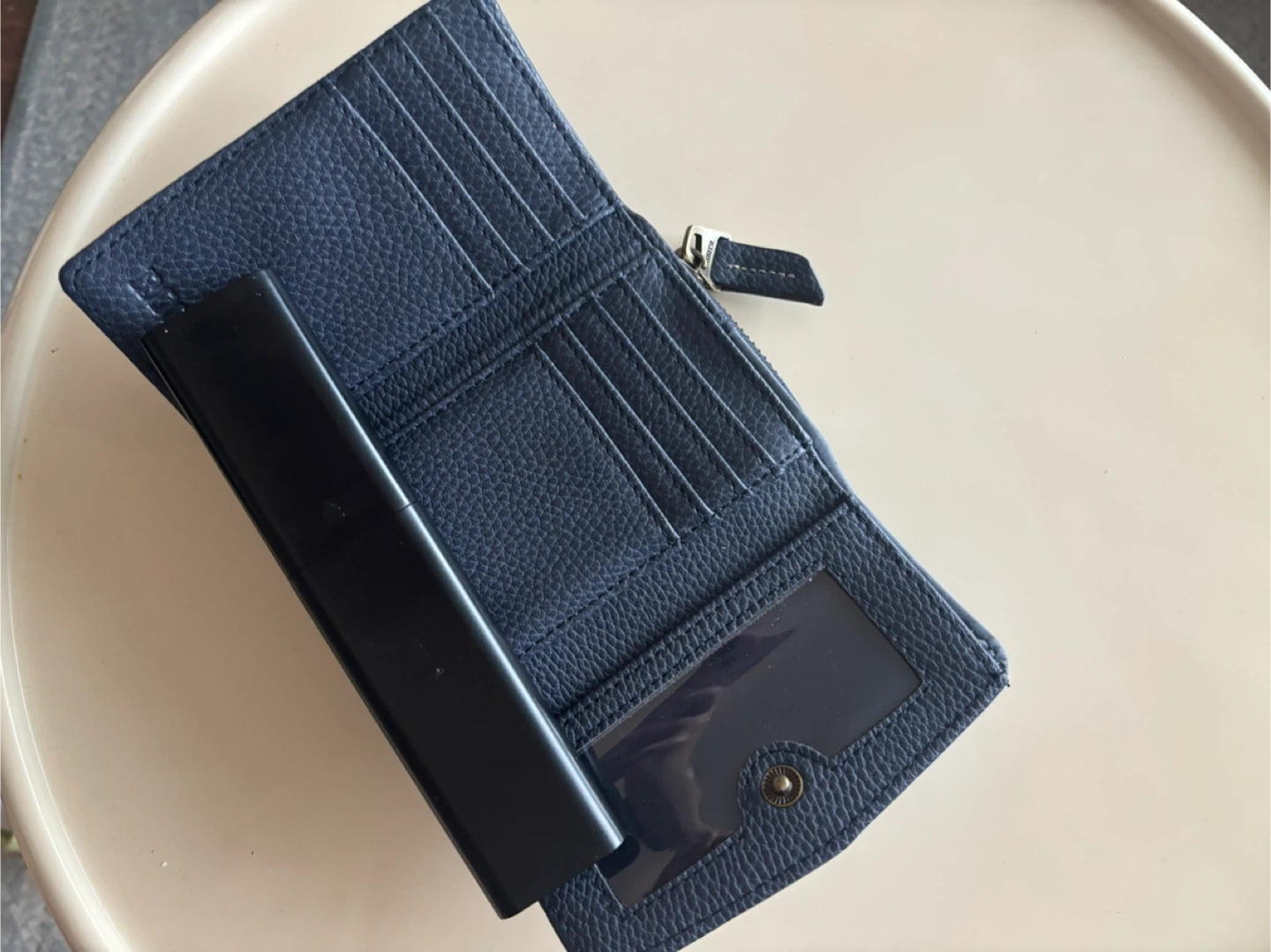 Roots Blue Leather Wallet - photo 3
