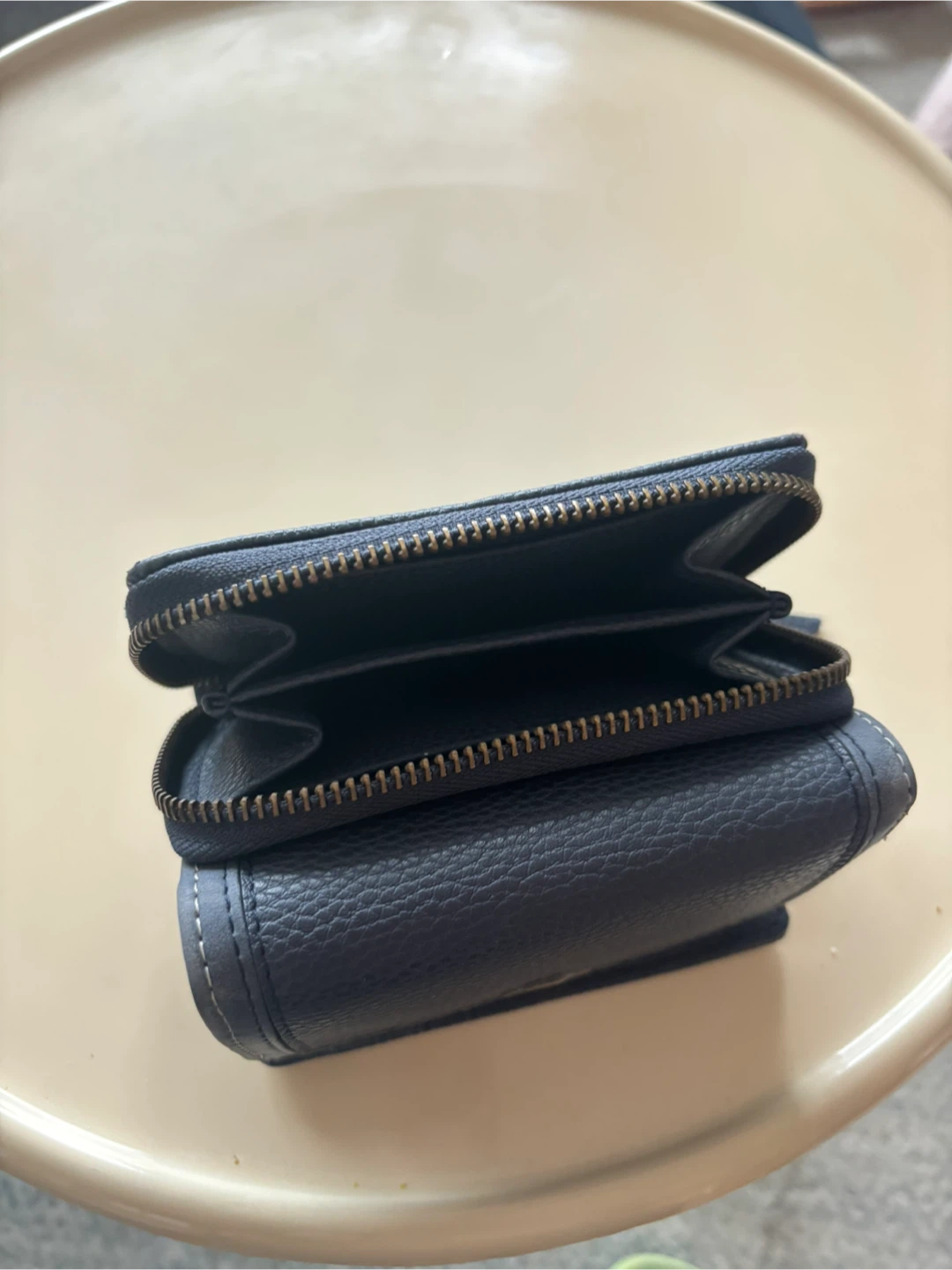 Roots Blue Leather Wallet - photo 4