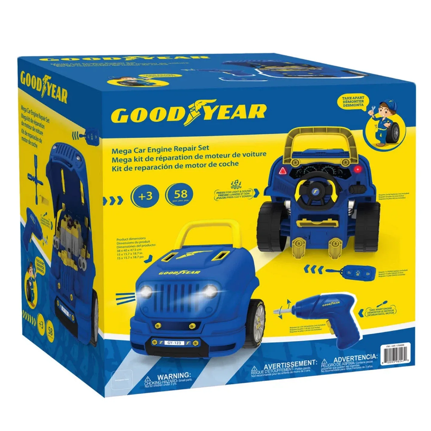 Goodyear Mega Car Engine Repair Set – Brand New