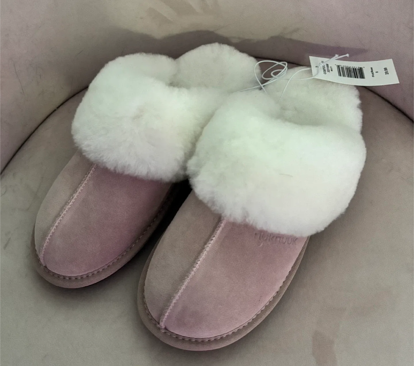 Pink/Rose Slippers - Size 8 thumbnail