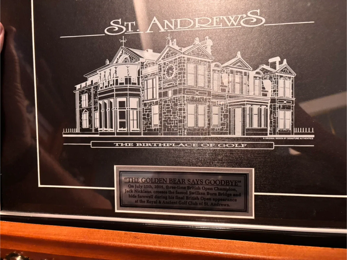 St Andrews Framed Photo of Jack Nicklaus image indicator(2)