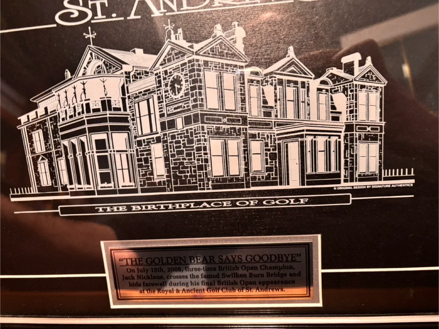 St Andrews Framed Photo of Jack Nicklaus image indicator(4)