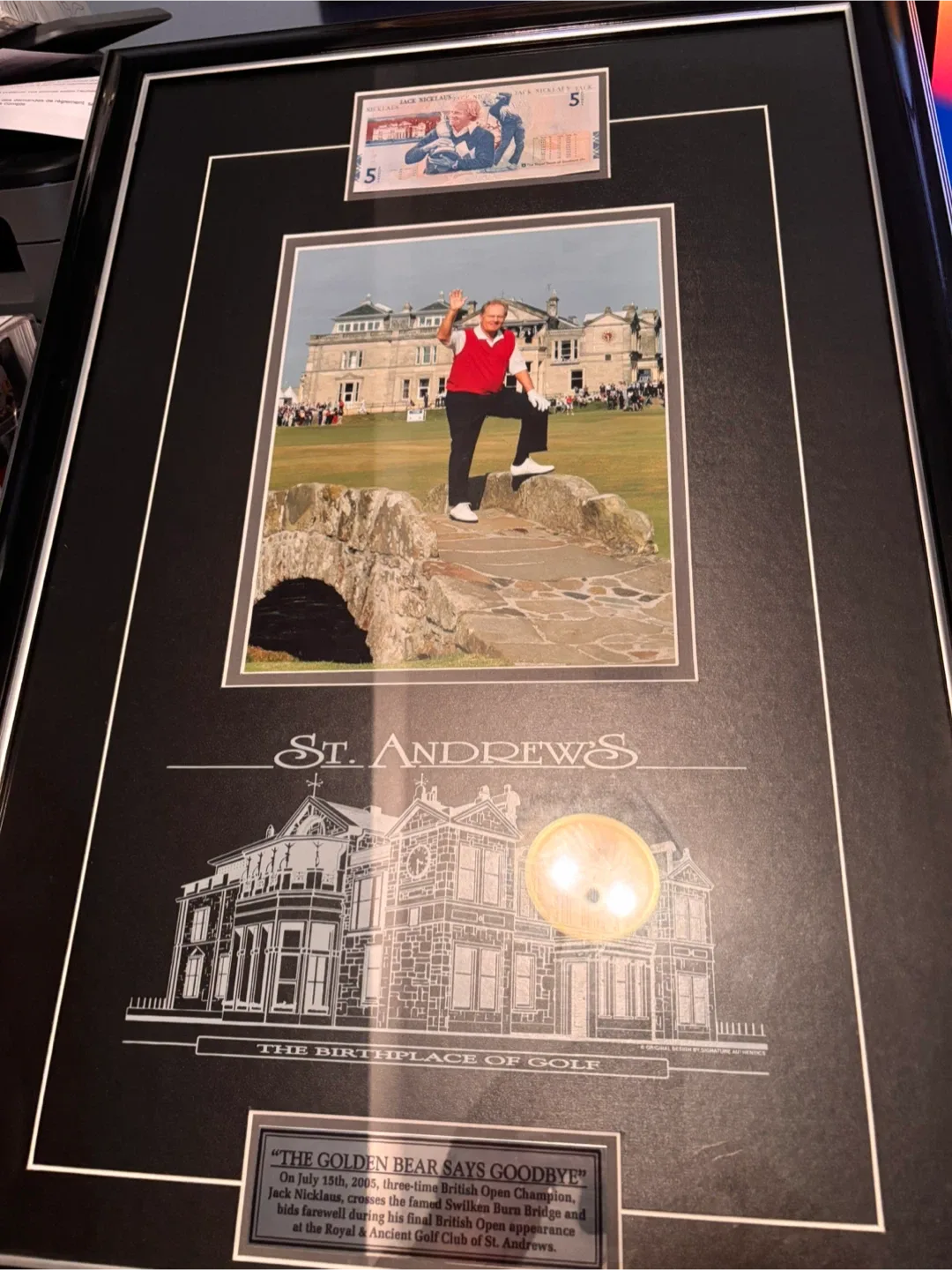 St Andrews Framed Photo of Jack Nicklaus image indicator(7)