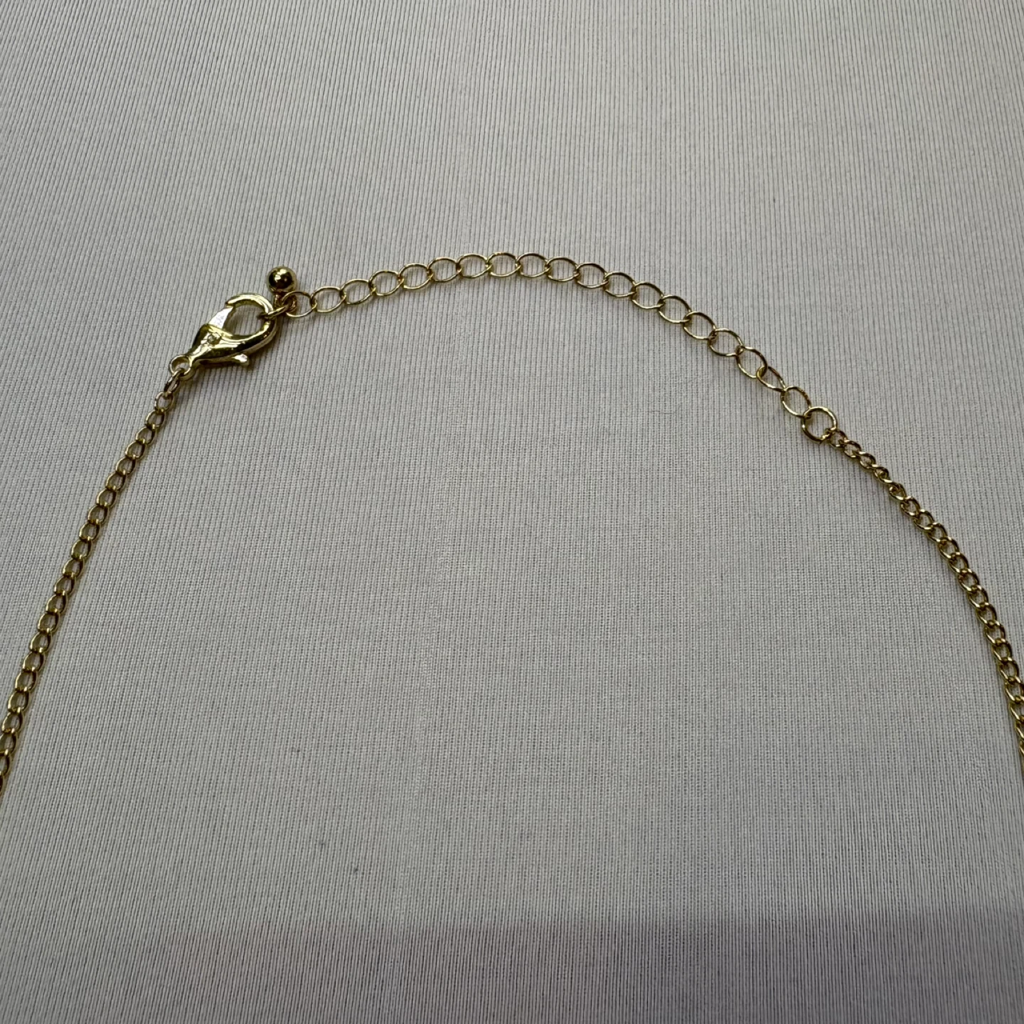 Blessed Bar Necklace Gold Tone Engraved Chain Minimalist - photo 3