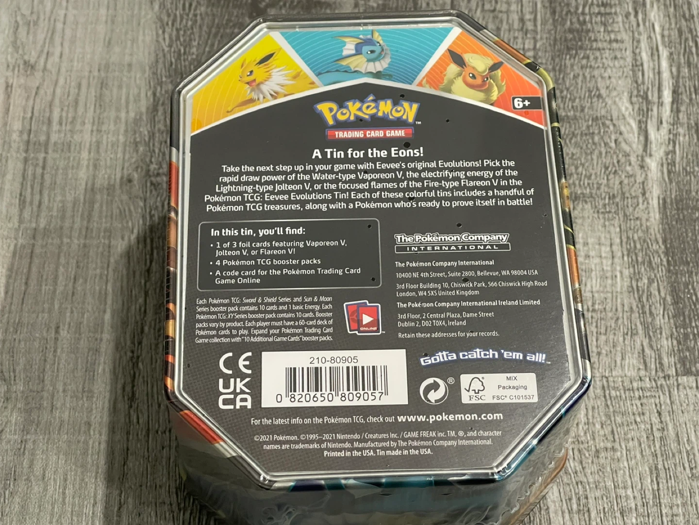 Eevee Evolutions Tins Bundle - photo 2