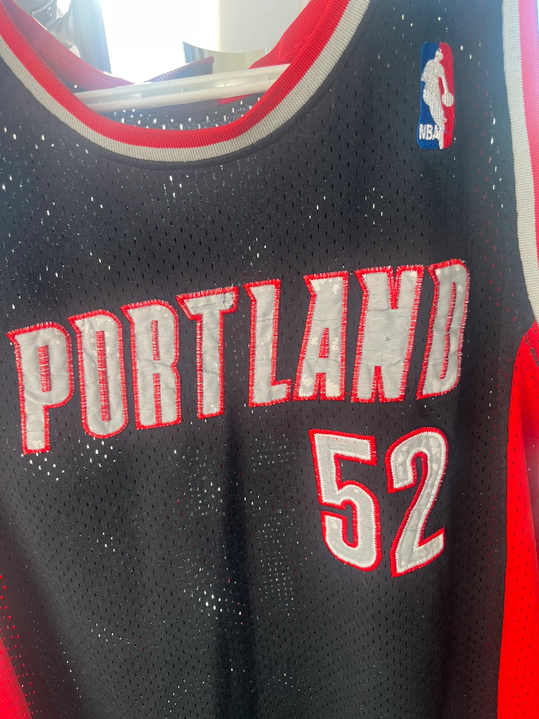 Men’s XL Portland Trail Blazers Oden #52 Jersey, Size XL - photo 2
