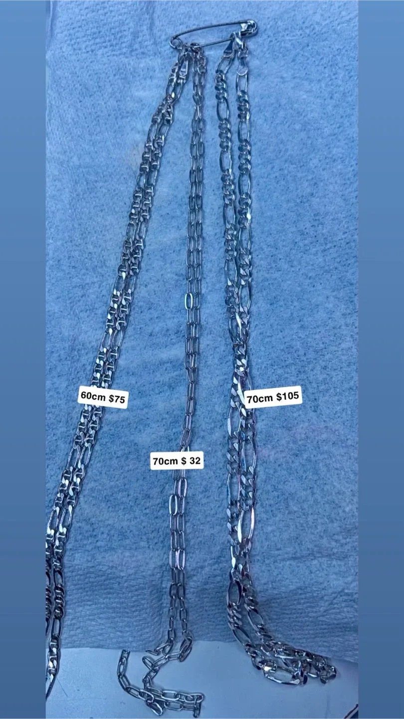 Assorted Silver Rings and Chains image indicator(2)