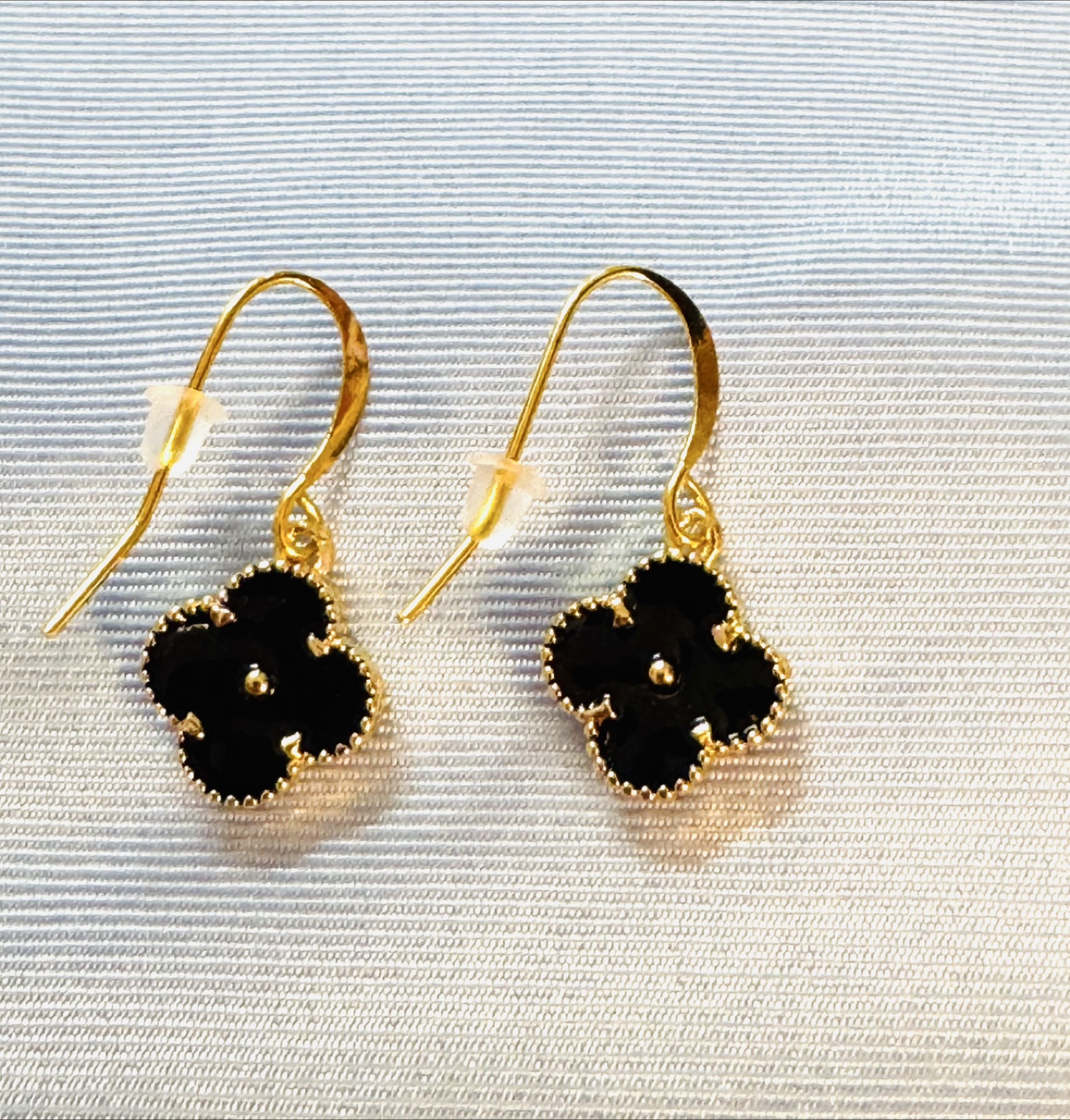 Black Clover Earrings NEW! - photo 2