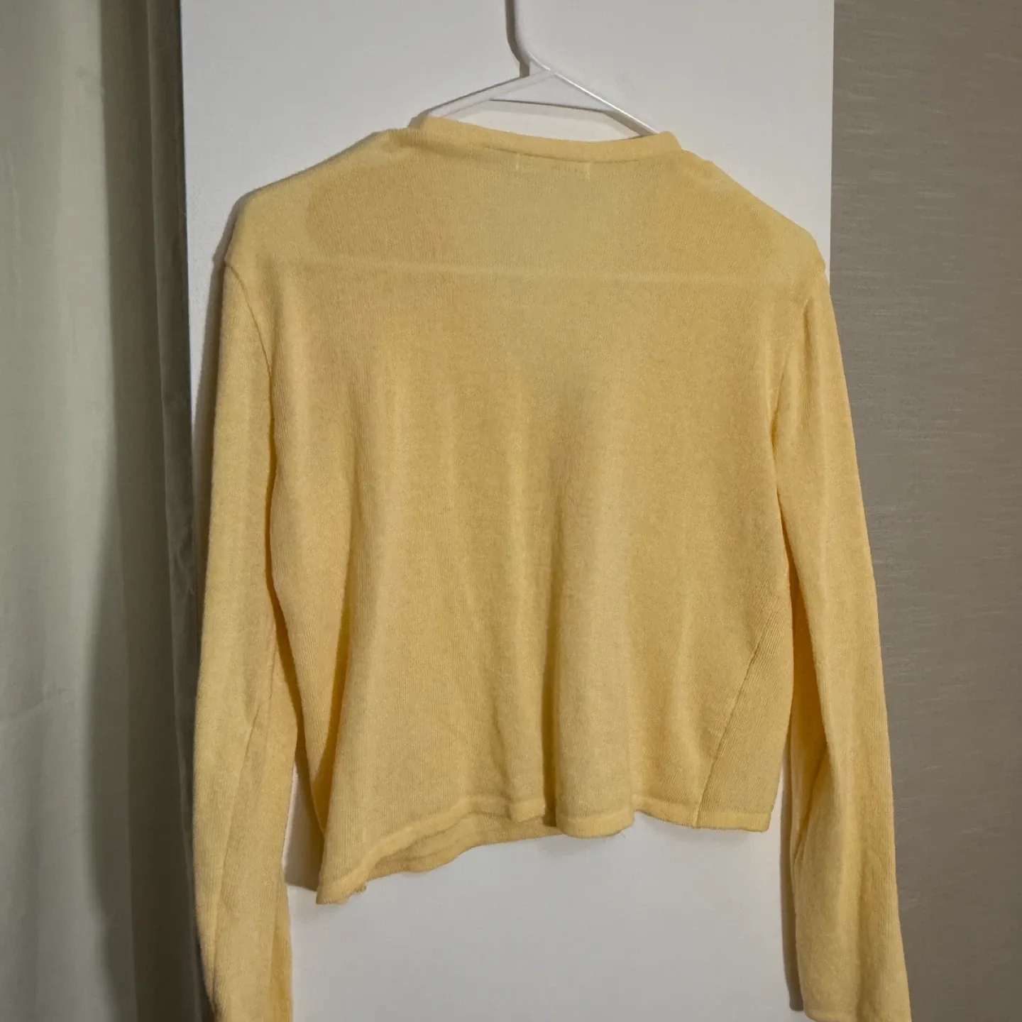 Light Yellow Cardigan from Korea image indicator(5)
