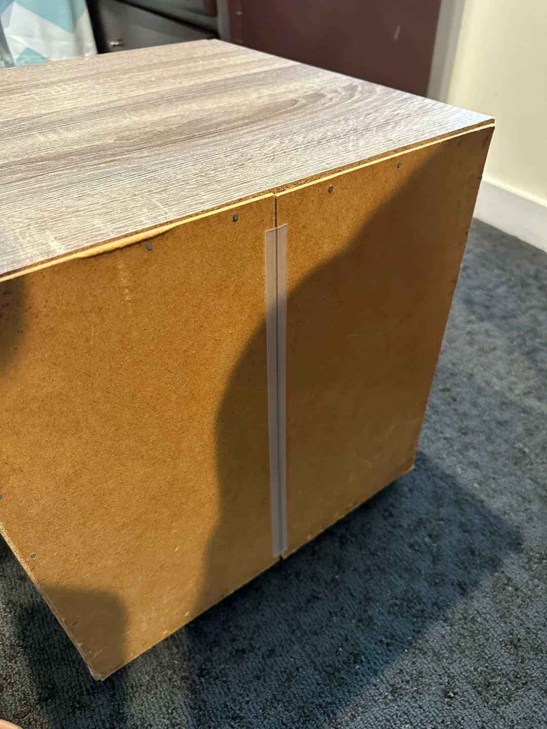 Wood Grain 2-Drawer Nightstand - photo 5