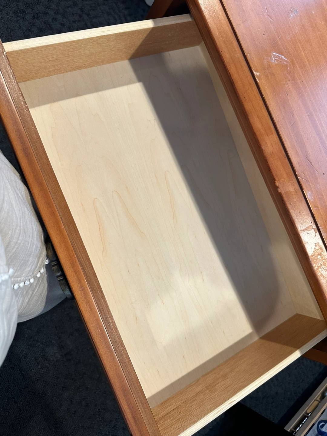 Wooden 3-Drawer Nightstand - photo 5