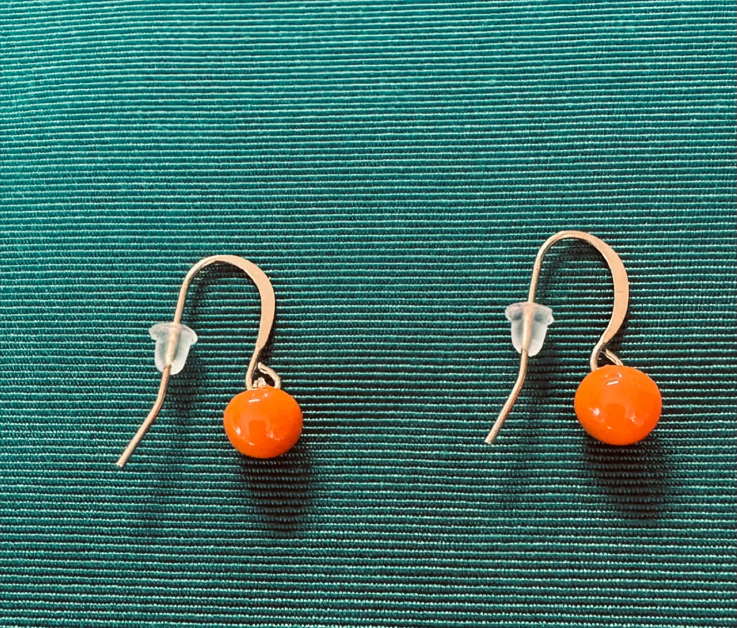 🥕Mini Pumpkin Enameled Dangle Earrings