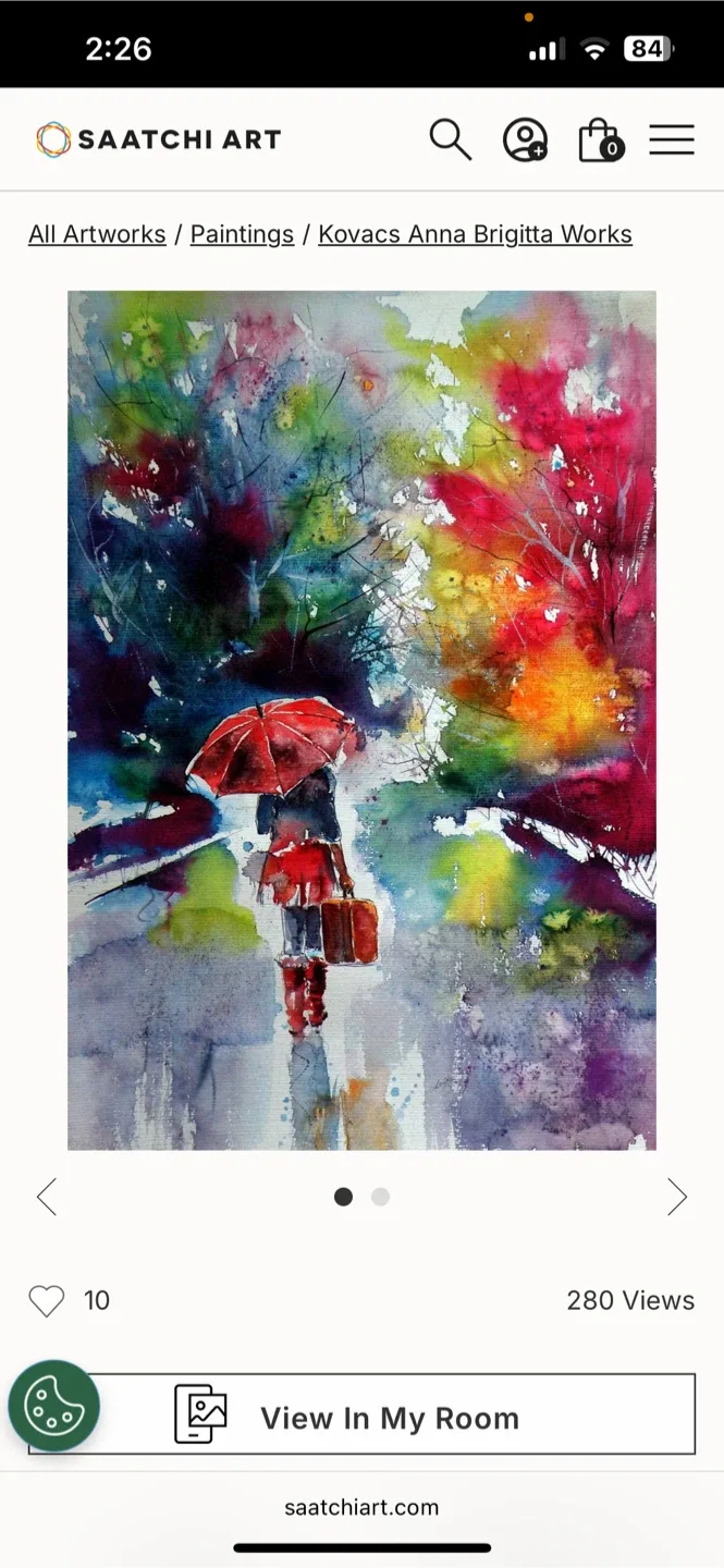 Kovacs Anna Brigitta 'Walk Alone' Print