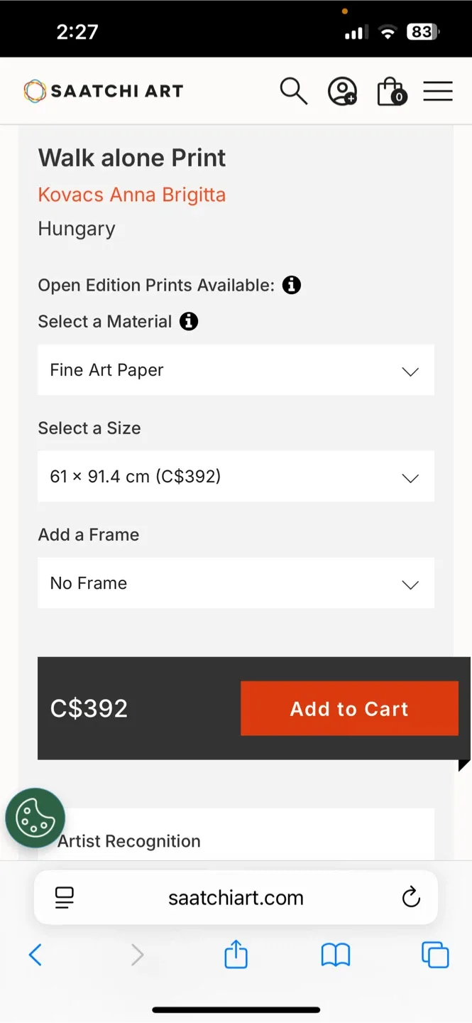 Kovacs Anna Brigitta 'Walk Alone' Print image indicator(3)