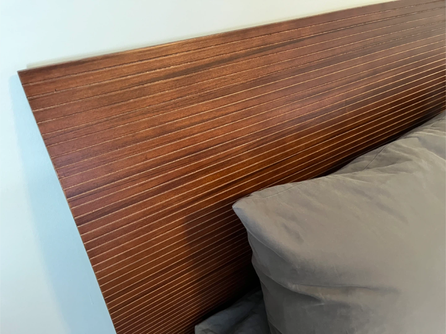 FREE - Mid-century modern style queen-size platform bed frame - photo 2