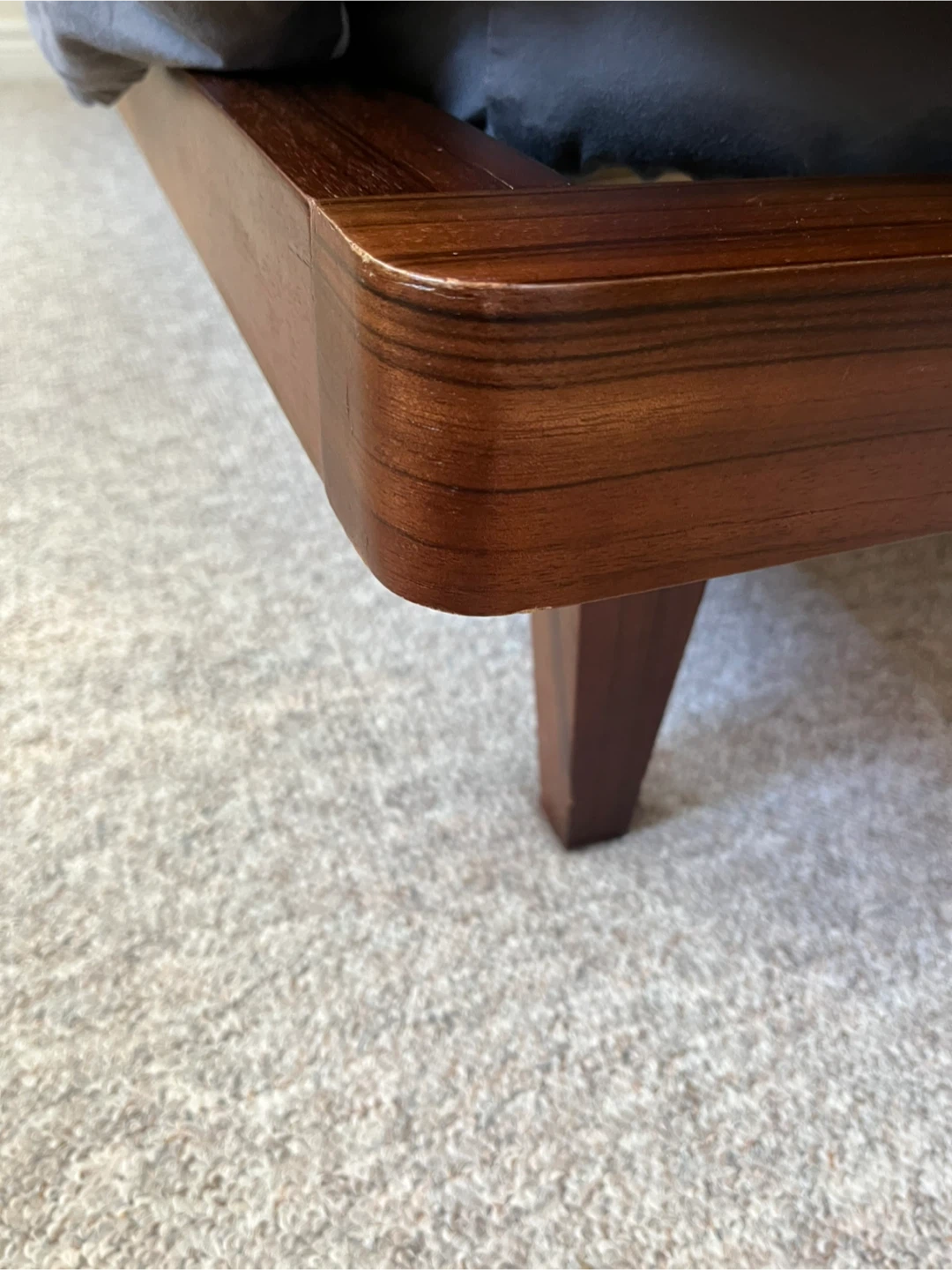 FREE - Mid-century modern style queen-size platform bed frame - photo 3