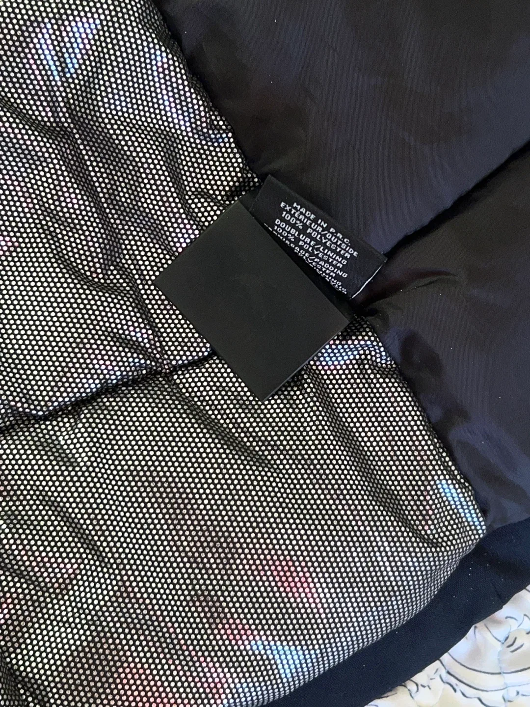 Helvetica Black Winter Parka - Size S image indicator(4)