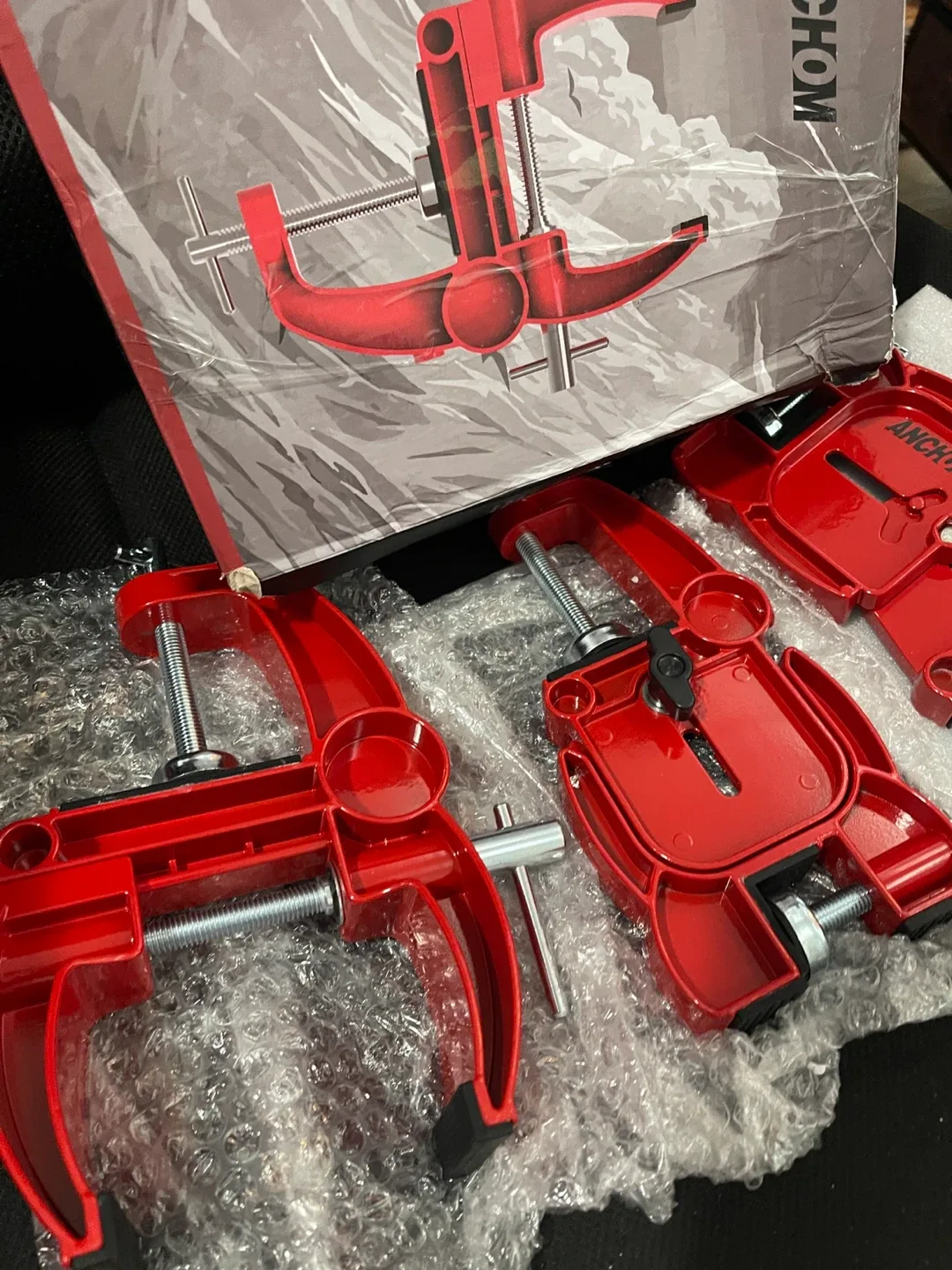 ANCHOM 3-Piece Adjustable Table Edge Fixation Device - New image indicator(3)