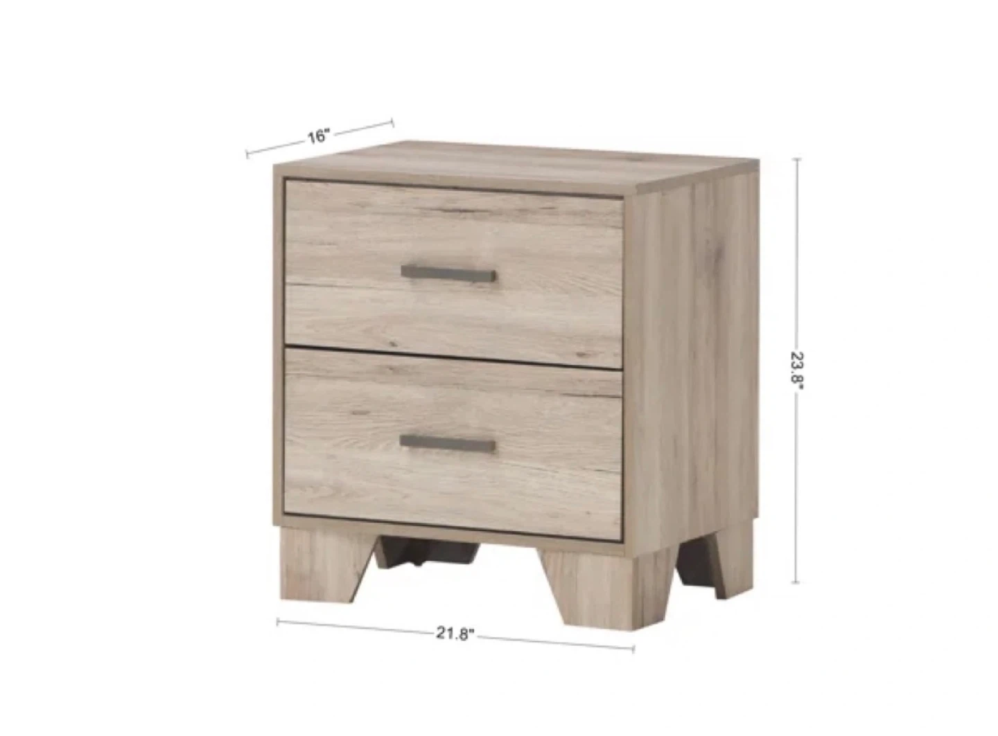 Light Oak Night Stands (set of 2)