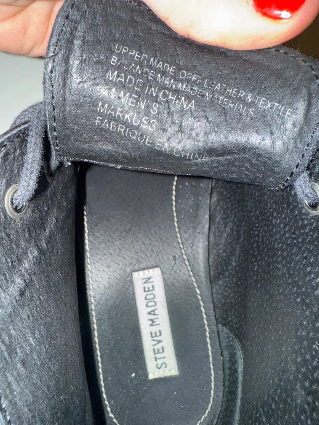 Steve Madden Markus Men's Boots - Size 41 image indicator(2)