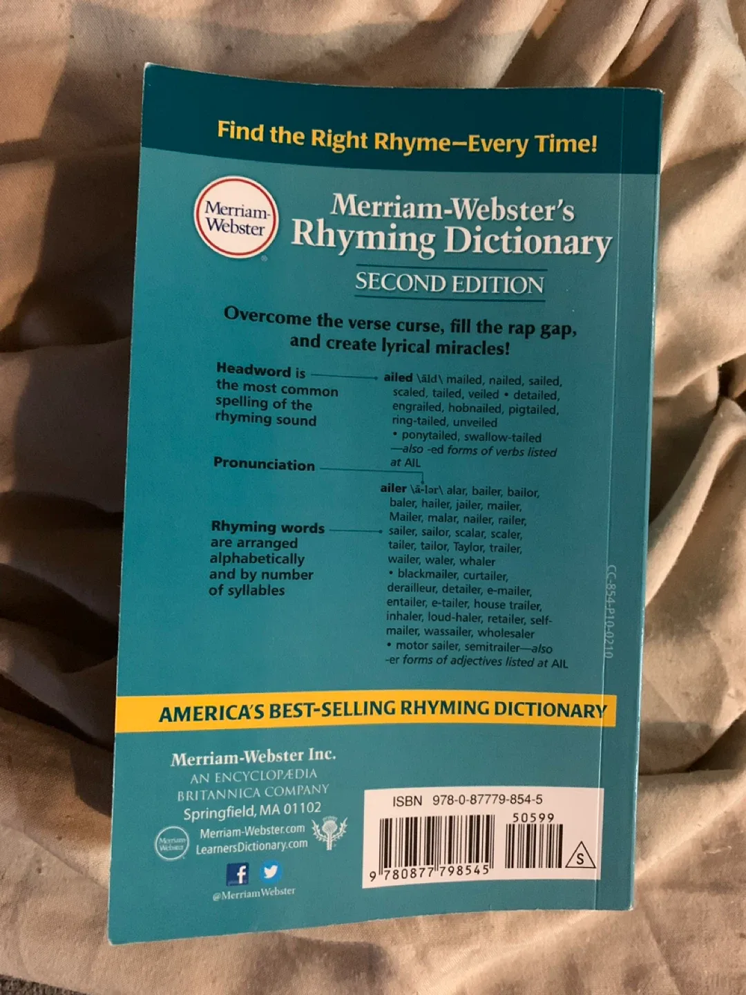 Merriam-Webster's Rhyming Dictionary - Second Edition image indicator(2)