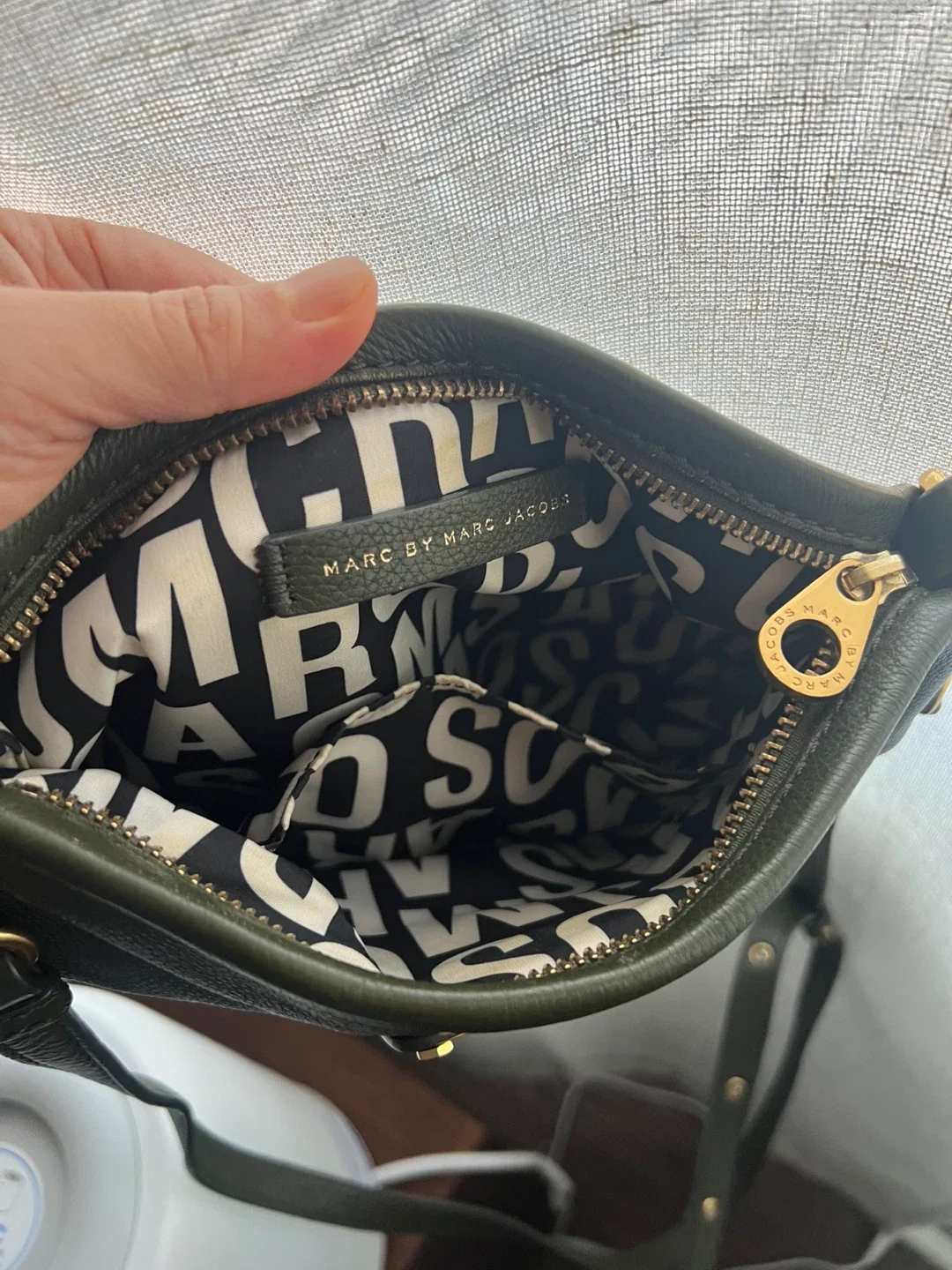 Marc by Marc Jacobs Olive Green Crossbody Bag image indicator(3)