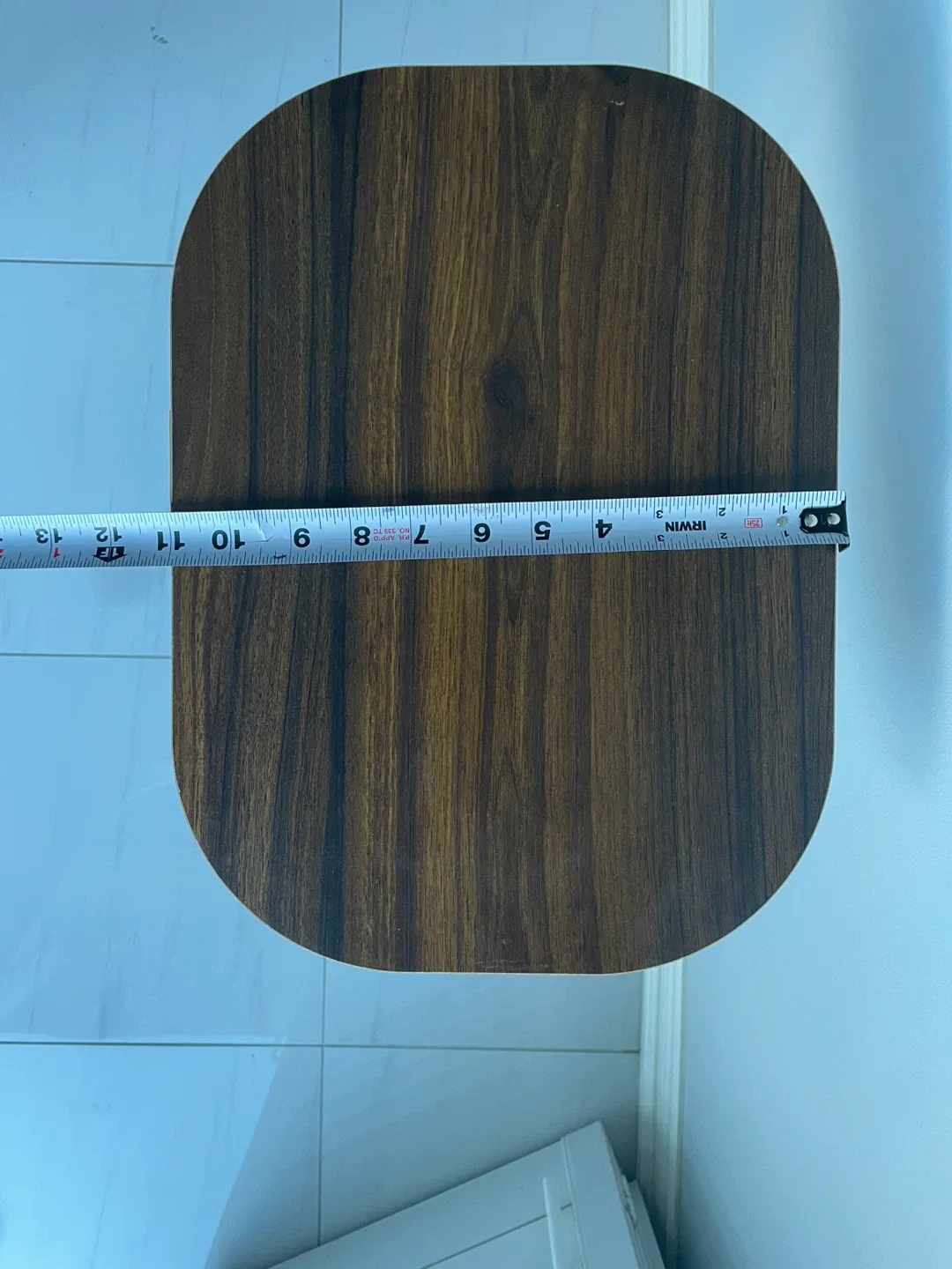 Side Table with Wood Top & Black Metal Base image indicator(4)