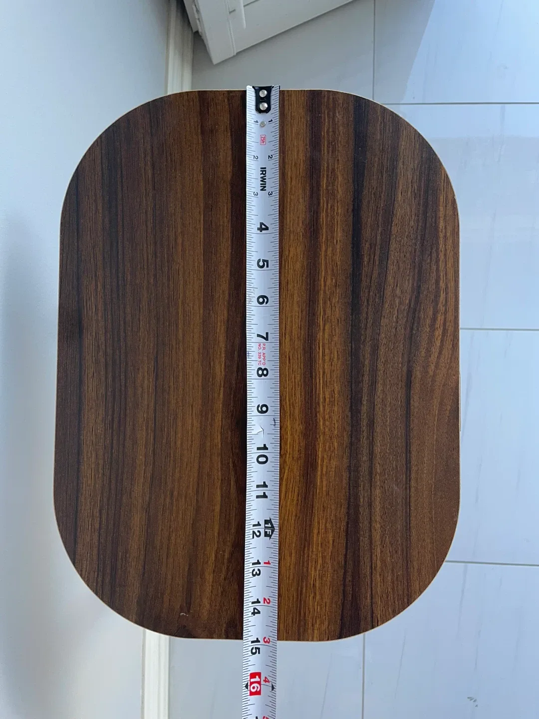 Side Table with Wood Top & Black Metal Base image indicator(3)