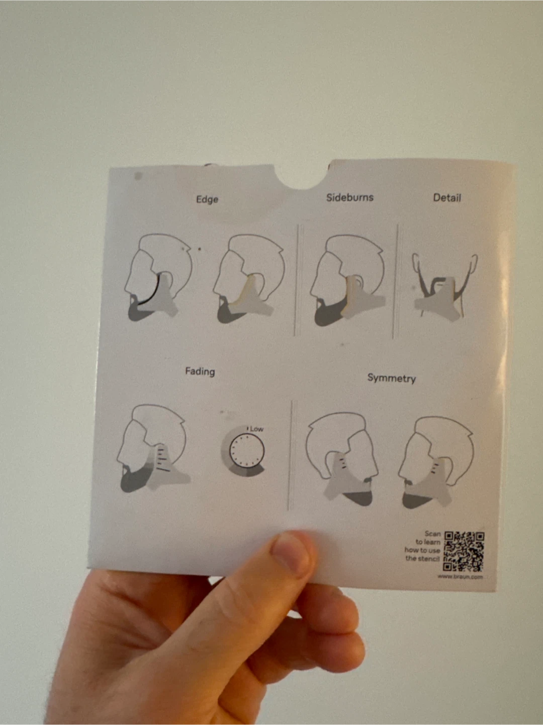 Braun Beard Stencil - photo 2