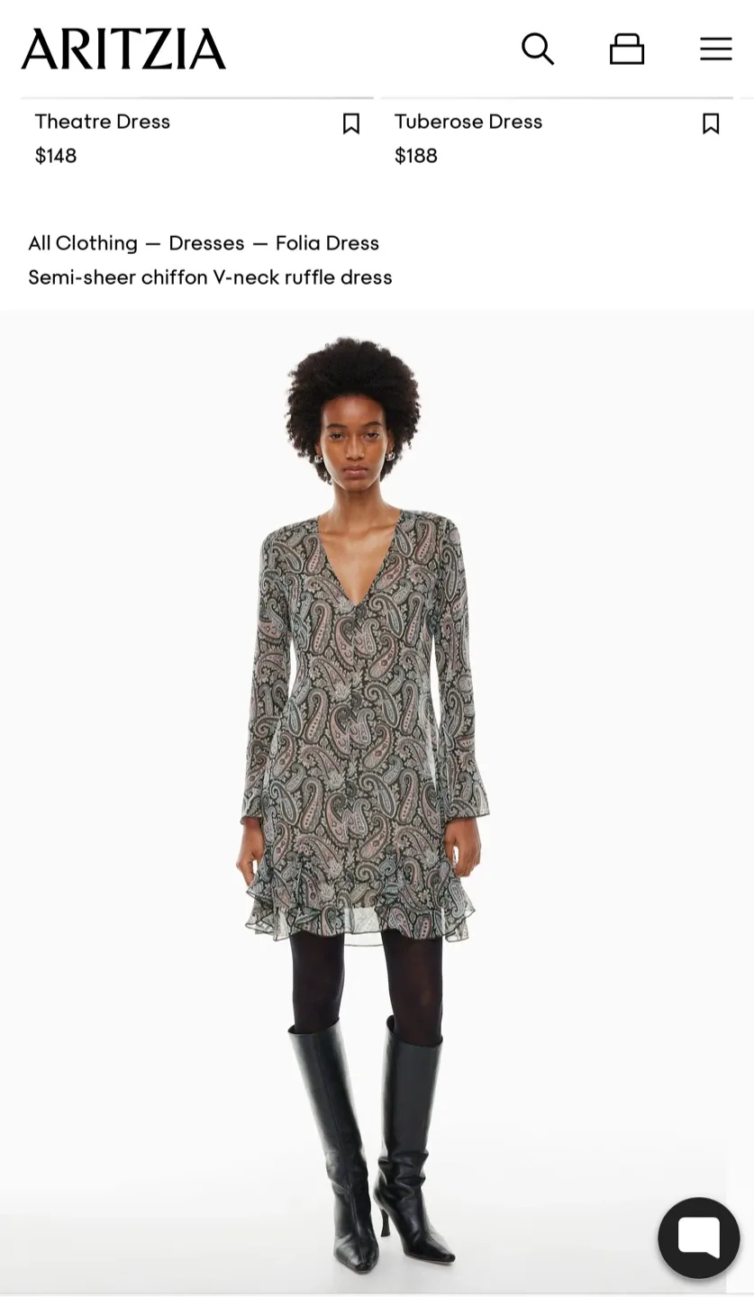 Aritzia Folia Dress - Size Small image indicator(3)