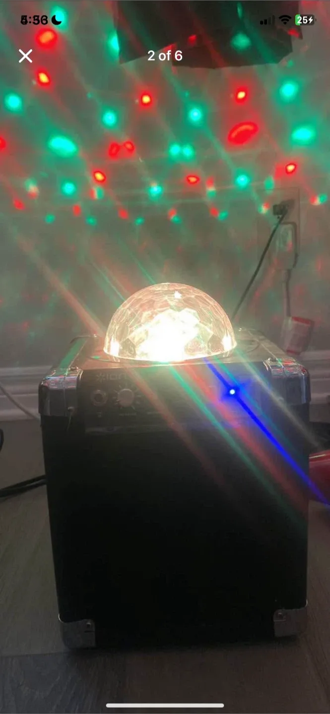 ION House Party Bluetooth Speaker with Light Show image indicator(2)