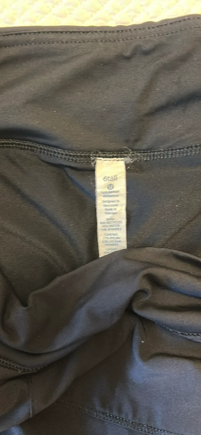 Lululemon Pace Rival Skirt 6 Tall Black image indicator(4)