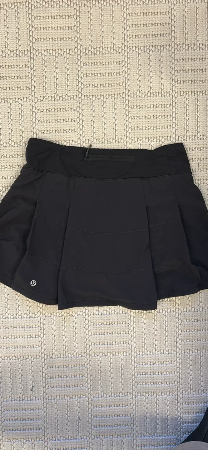 Lululemon Pace Rival Skirt 6 Tall Black image indicator(3)