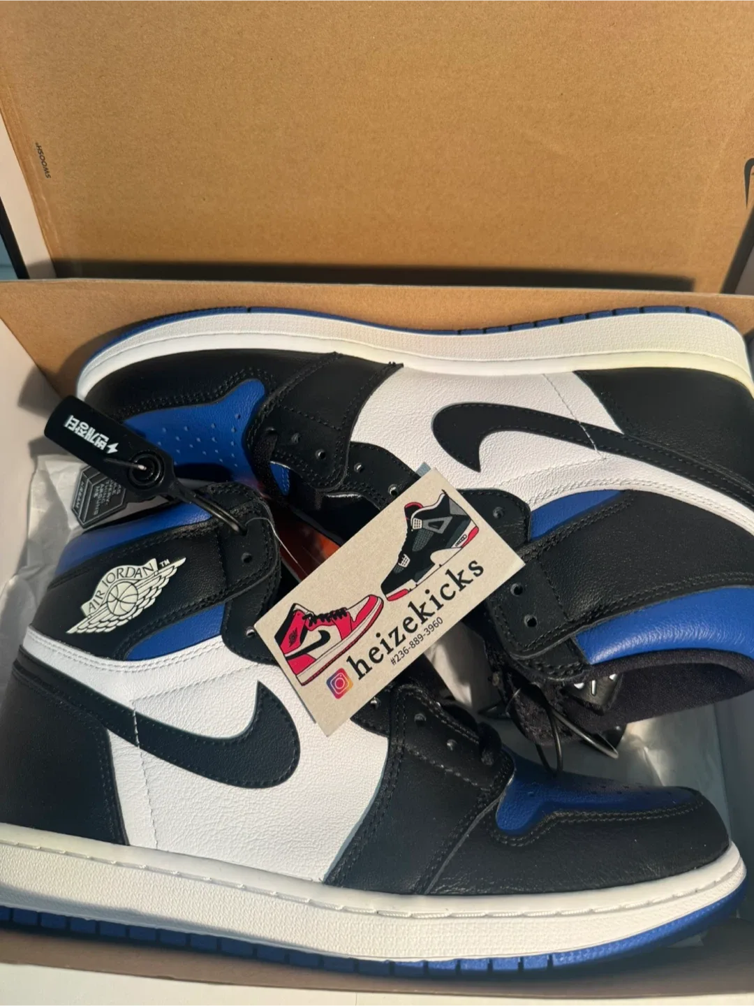 Jordan 1 High Royal Toe size 10.5 image indicator(2)
