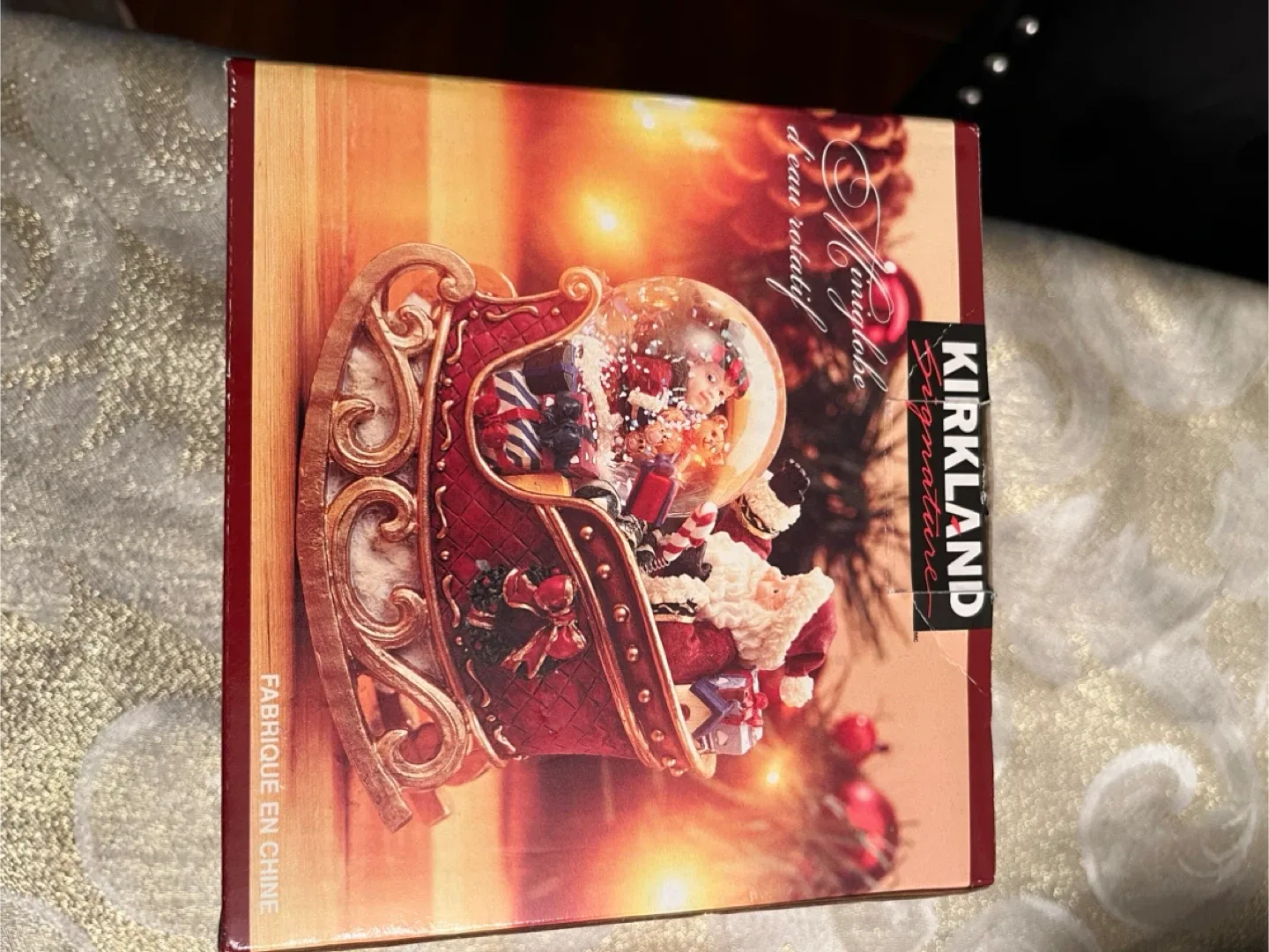 Kirkland Rocking Sleigh Musical Waterglobe - 4 x 4 inches image indicator(3)