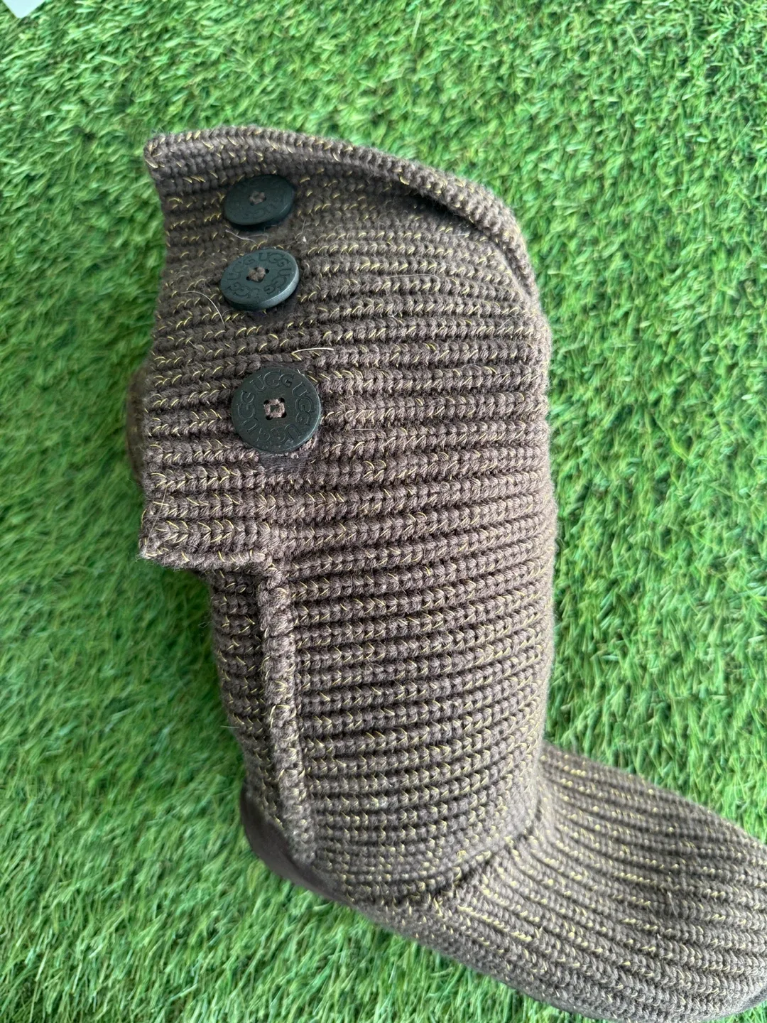 UGG Australia Brown Knit Boots image indicator(6)