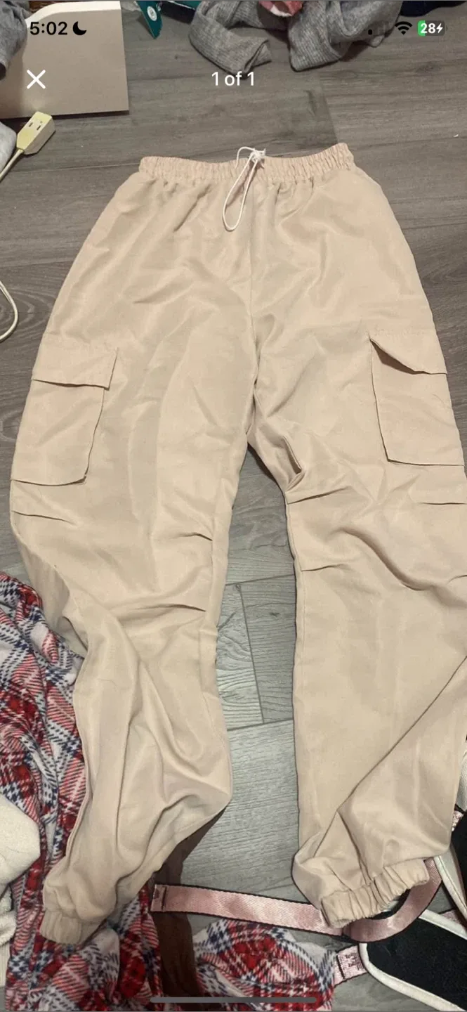 Beige Cargo Pants thumbnail