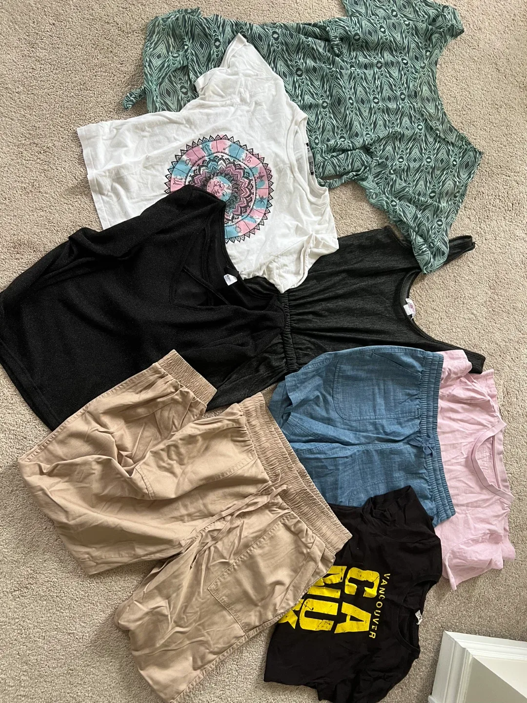 Mixed Clothing Lot - Hats, Shirts, Skirts, Leggings image indicator(2)