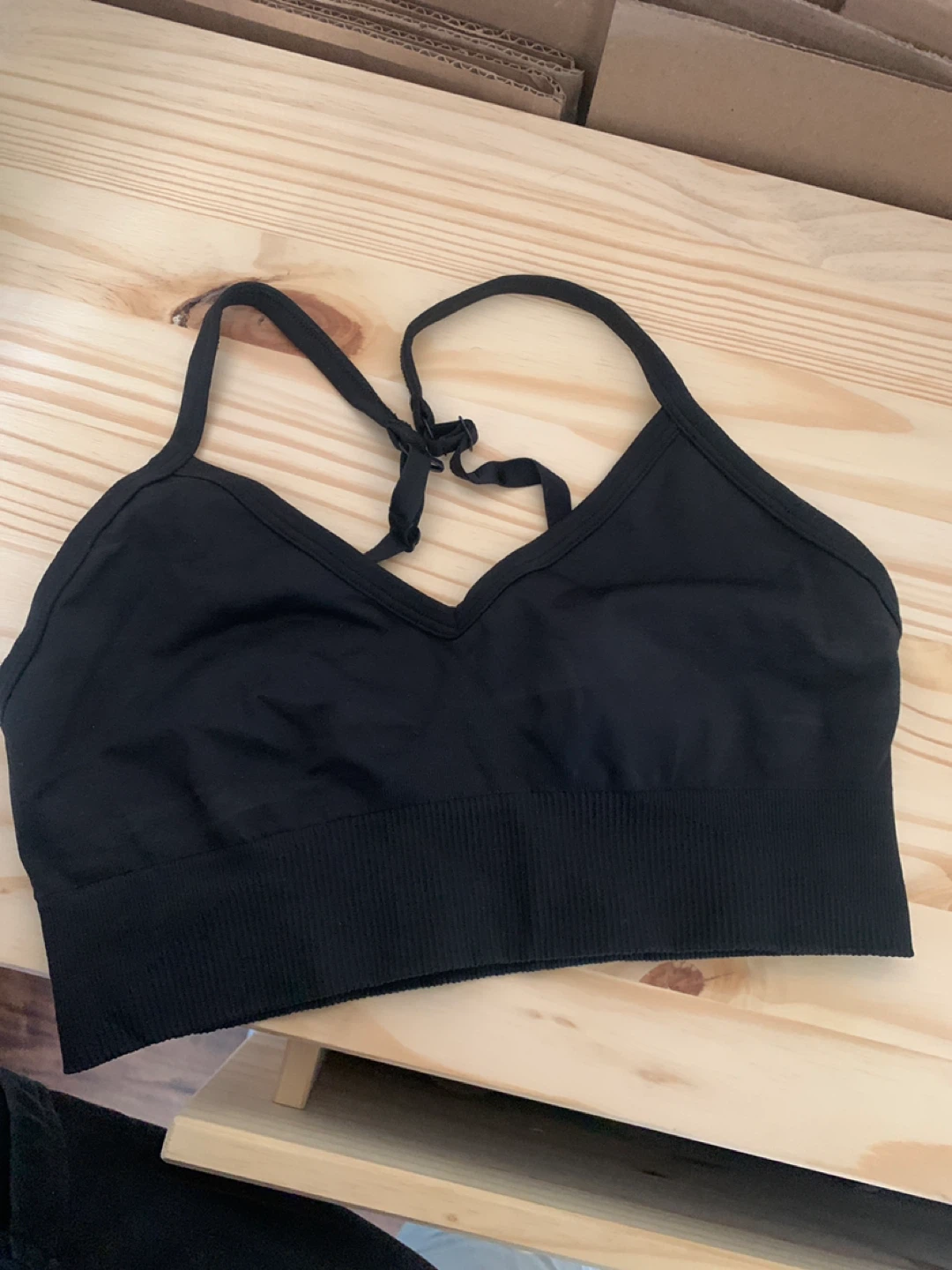 Lululemon Black Sports Bra - Size 6