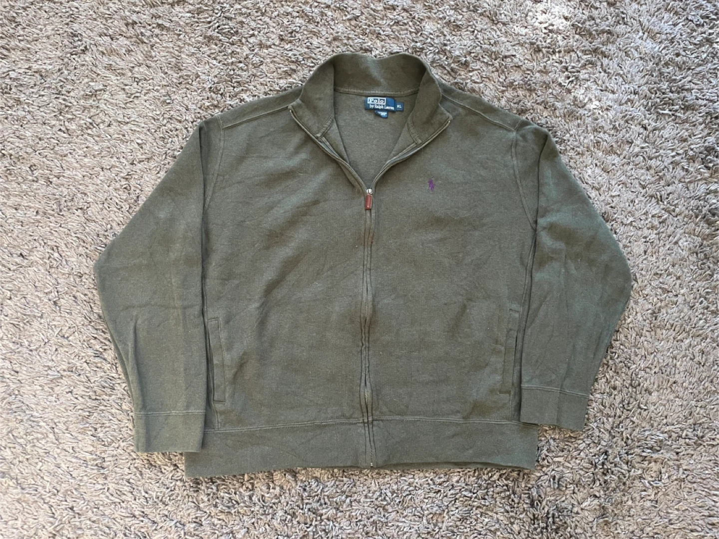 Ralph Lauren full zip sweater (XL)